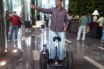 Indra Kumar on Segway