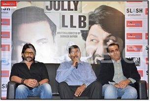 Cast Of Jolly LLB At the Reliance Digital Store