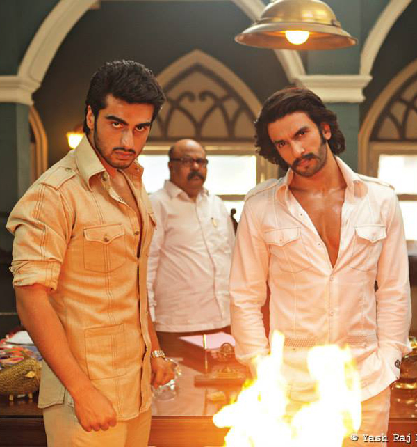 Gunday' Trio: Arjun, Ranveer, Priyanka  Man dress design, Leather jacket,  Men dress