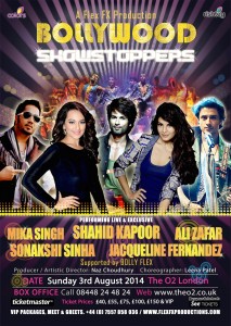 Bollywood Showstoppers 2014 Official Poster