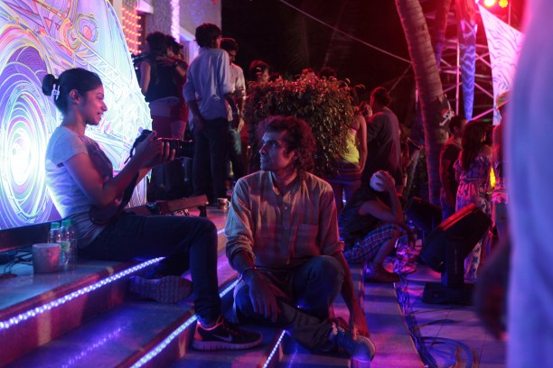 Imtiaz Ali on the sets of LHDD