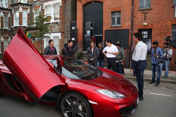 Saif Ali Khan and Ritiesh Deshmukh on the sets of Humshakals