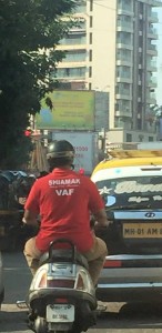 Shiamak's VICTORY T - Shirt spotted by Masaba.