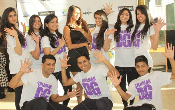 Senior Manager Deeba Patel with SHIAMAK D4G Dance Team