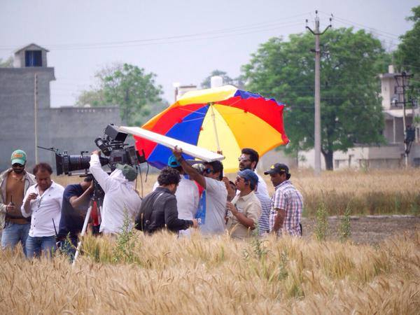 Director Prabhudeva capturing the true feel of Punjab in the golden fields