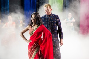 unINDIAN. Brett Lee as Will with Tannishtha Chatterjee as Meera.Photo by...