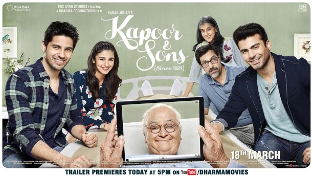 Kapoor & Sons new poster