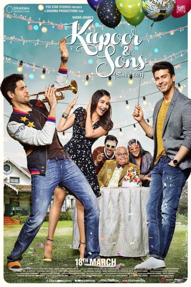 Poster for the movie " Kapoor & Sons (Since 1921)"