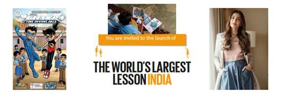 Sonam Kapoor The World’s Largest Lesson India Launch on National Teachers Day