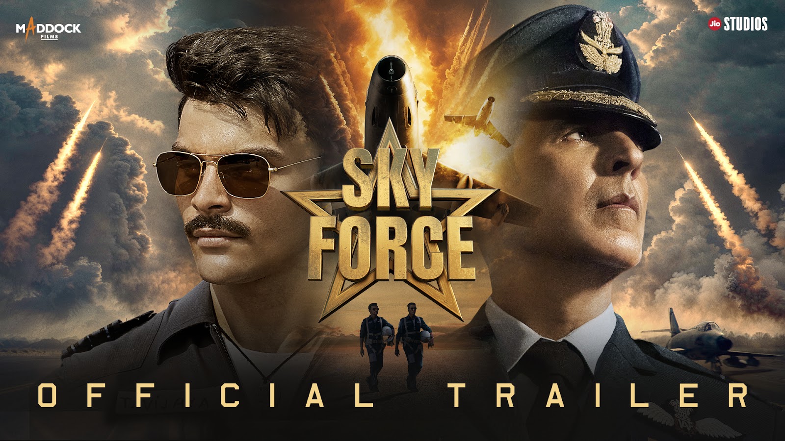 Akshay Kumar s Epic Release Of The Sky Force Trailer BollySpice 