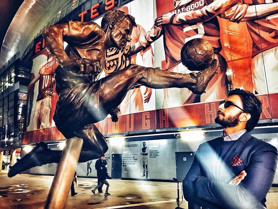 Ranveer Singh Soaks In Premier League Action As A Football Fanboy Meeting  Legends Of The Game In The UK: It Has Been A Remarkable Experience