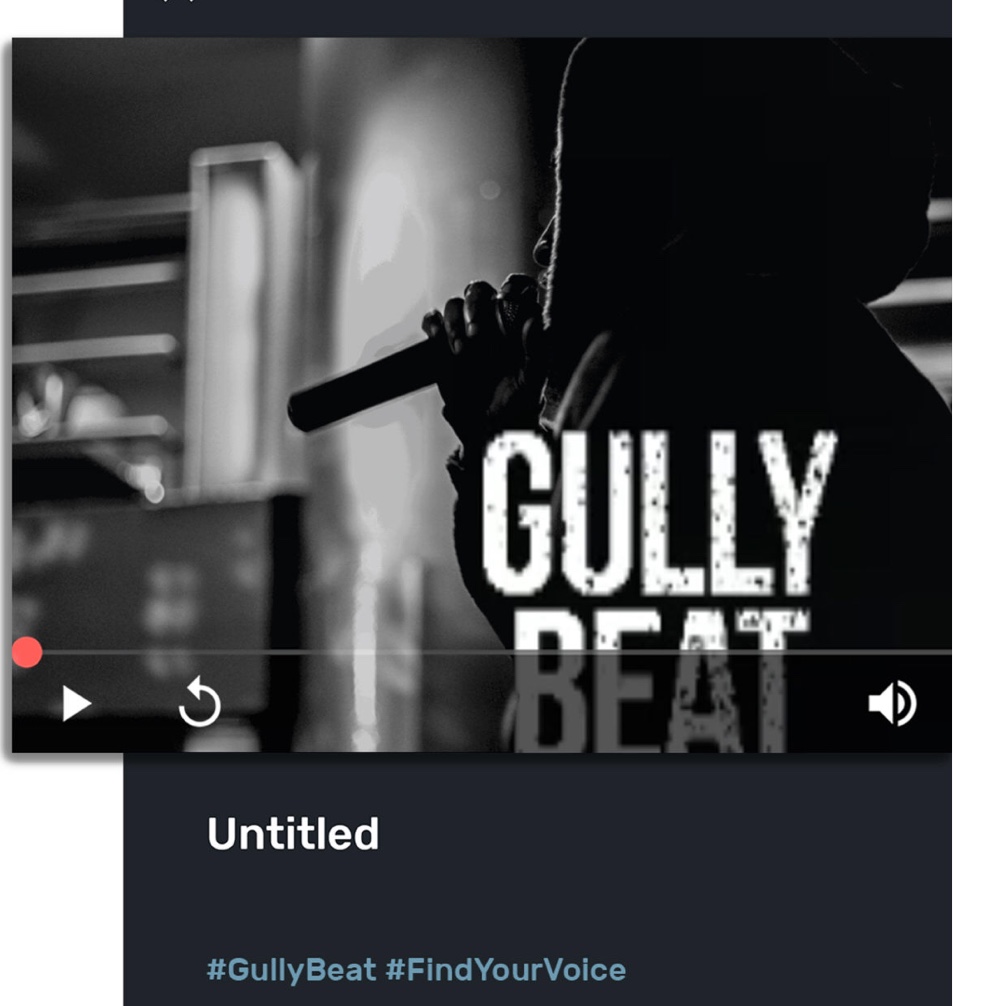 Gully Boy's Official App 'Gully Beat 